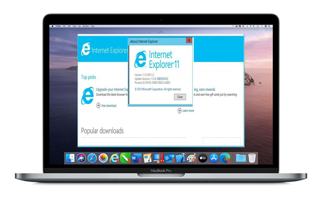 last version of internet explorer for mac